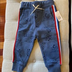 NWT Baby Gap Mickey Mouse sweatpants